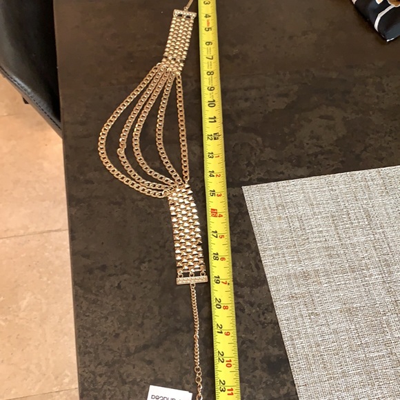 Panacea Gold Bib Necklace. NWT - Picture 10 of 10